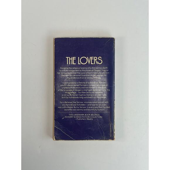Vintage Paperback Book - The Lovers Philip Jose Farmer - 1979 - Science Fiction - Picture 2 of 7